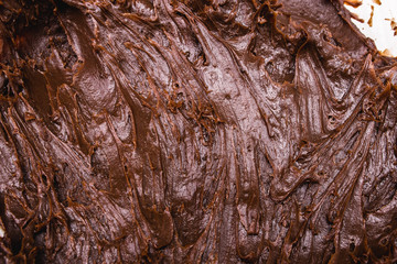 Melted chocolate background
