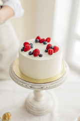 fresh yummy dessert for special occasion, close up photo