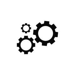 cogwheel icon, cogwheel symbol. vector.