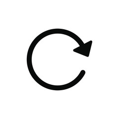refresh icon, refresh symbol, update sign. vector.