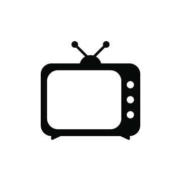 tv icon, display symbol. vector.
