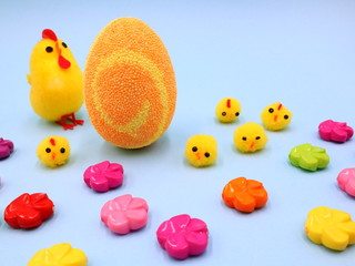 Colorful Easter Composition