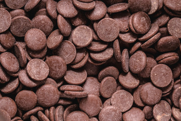 Melted chocolate background