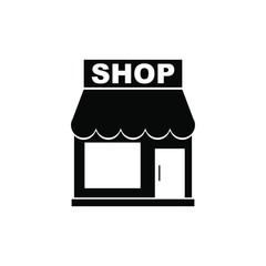 shop icon, shop symbol, shop sign. vector.