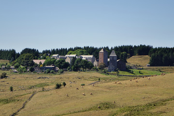Le village d'Aubrac