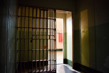 Inside Empty Alcatraz Jail Cell