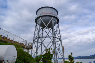 Water Tower on Alcatraz Island