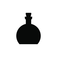 oil bottle icon, oil bottle symbol. vector.