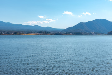 Lake Kawaguchiko. Yamanashi Prefecture, Japan