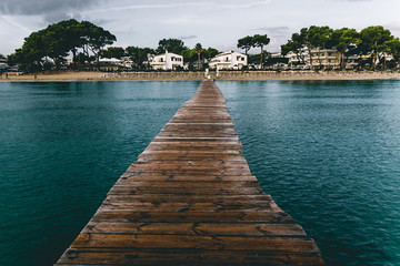 Steg an der K&uuml;ste Mallorcas