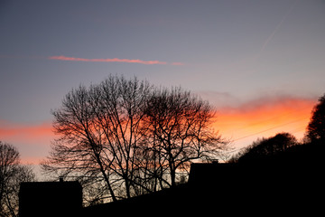 Fototapeta premium Sauerland Sonnenuntergang