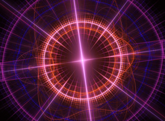 Abstract Computer generated fractal design. A fractal is a never-ending pattern.