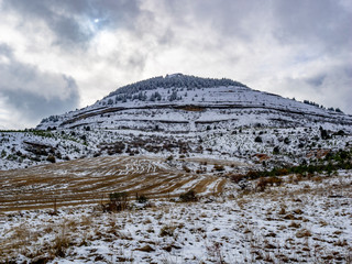  Snowy mountain in Castilla y Leon