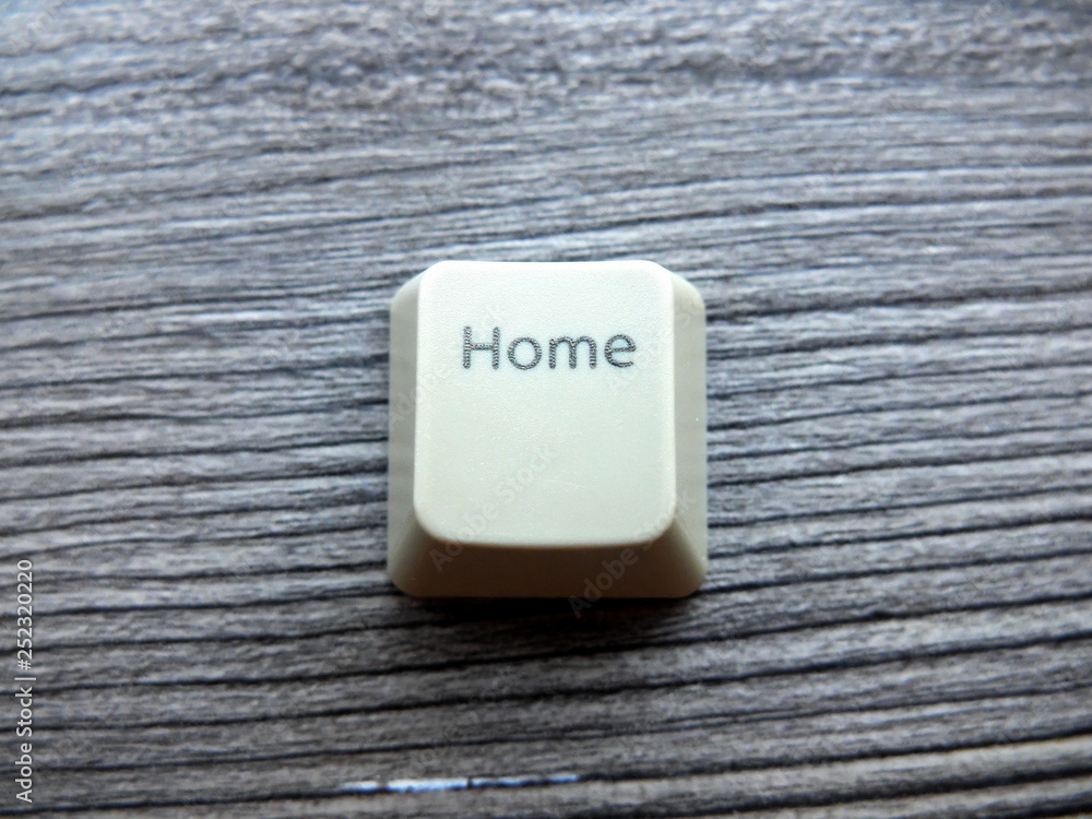 Aufkleber computer key button with word 