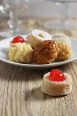 Sweet Catalan pastry panellets