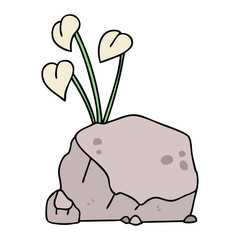 quirky hand drawn cartoon vines