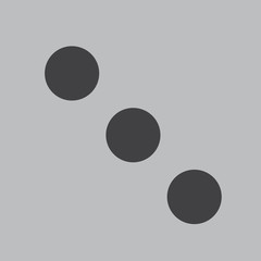 One bone with number three on the visible side.