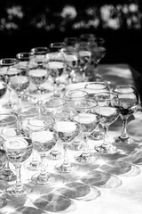 wedding glasses for wine and champagne