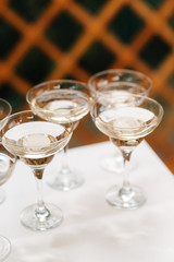 wedding glasses for wine and champagne
