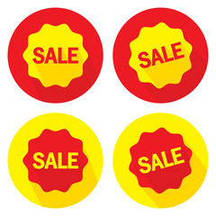 Vector image. Promotional offer for sale, large promotional offers