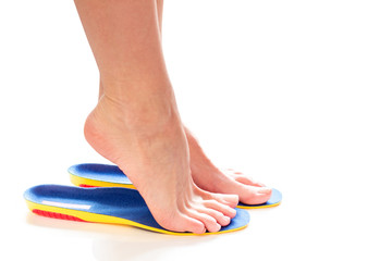 feet and orthopedic insoles