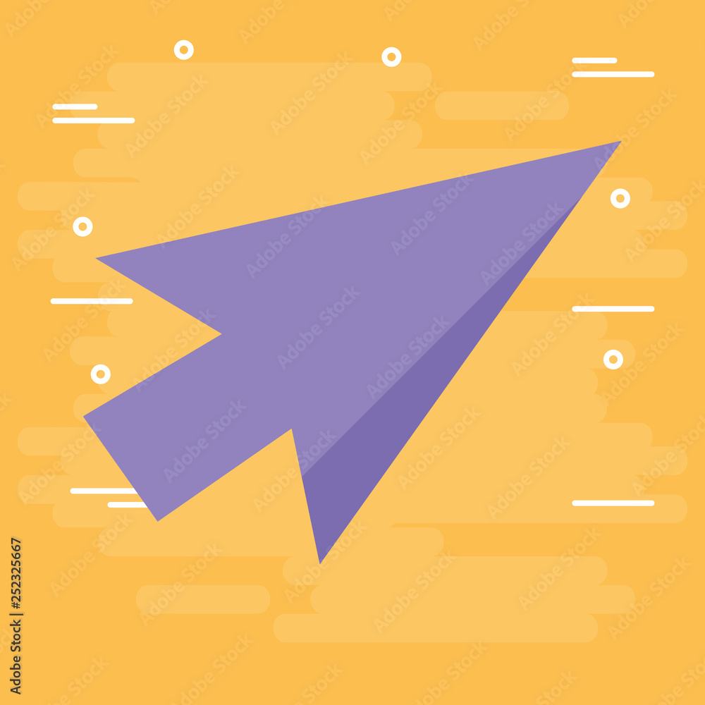 Poster arrow mouse cursor icon