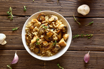 Risotto with mushrooms