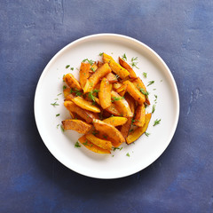 Roasted pumpkin slices