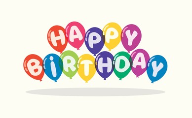 vector happy birthday background for greeting cards