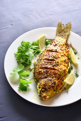 Grilled fish