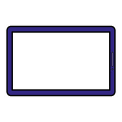 tablet device isolated icon