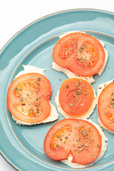 mozzarela cheese with tomato
