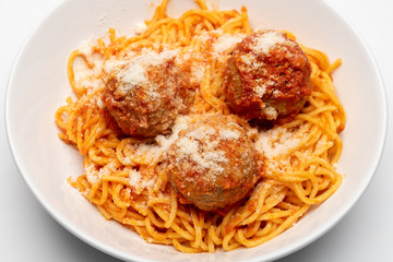 spagetthy and meatballs