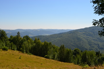 Naklejka premium Mountain landscape.