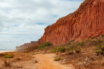 red beach in portugal 1