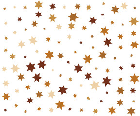 Golden Stars Confetti Banner