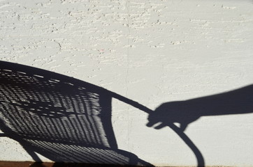 Chair and shadow.