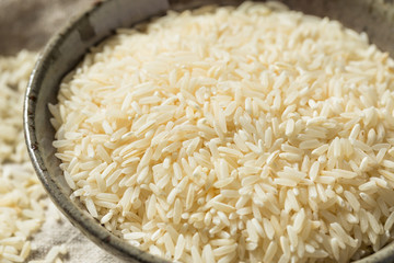 Dry Raw Organic White Rice