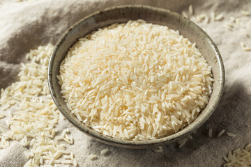 Dry Raw Organic White Rice