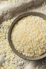 Dry Raw Organic White Rice