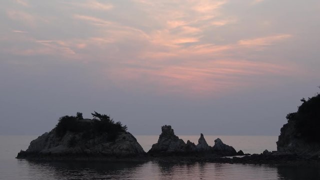 鴨之越夕景