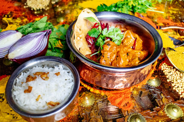 Thailändisches / Indisches Essen im Restaurant