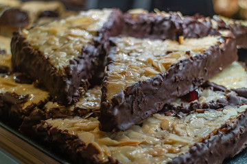 Schokodreieck, Nussecke, Bäckerei