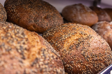 Frisches Brot in der Bäckerei