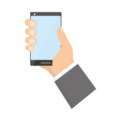 hand holding cellphone