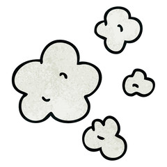 quirky hand drawn cartoon clouds
