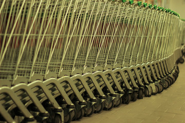 supermarket trolleys