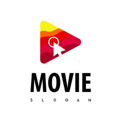 Click Movie Logo Vector