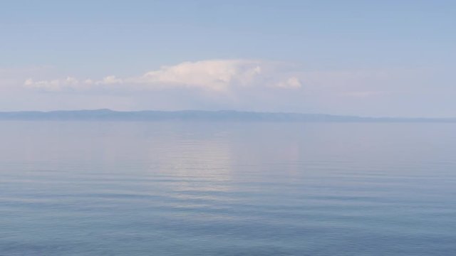 Calm water jy Baikal lake