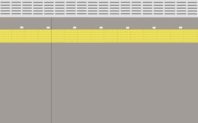 駅　ステーション　歩道デザイン　点字ブロック